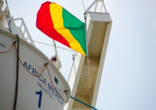 Hospital ship 'Africa Mercy' arrives in Pointe Noire in first Central African visit