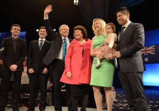 Rudd accused of flip-flopping on same-sex marriage stance to gain election votes