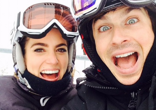 Ian Somerhalder and Nikki Reed spend romantic snowy holiday together