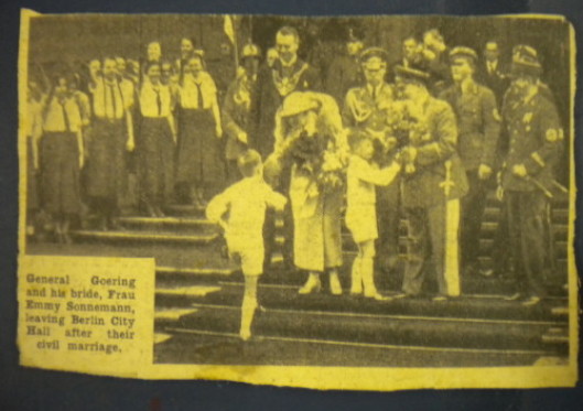1935 Wedding of the Year as Germany edged to war