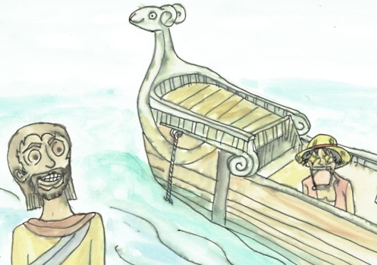 Monkey D. Luffy Meets Jesus