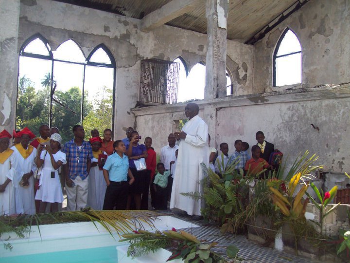 Jamaican pastor weeps as he reaches retirement after decades of